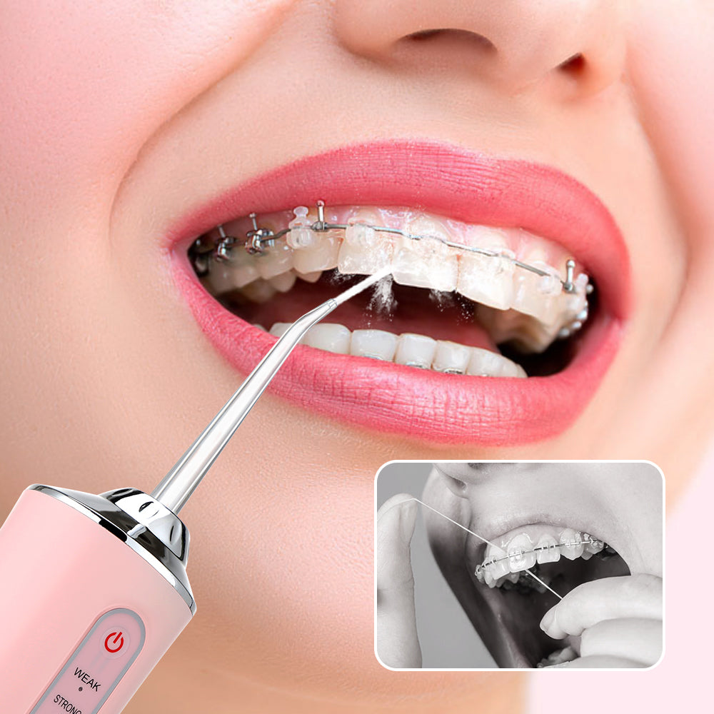 Powerful Dental Water Jet Pick Flosser Mouth Washing Machine Portable Oral Irrigator for Teeth Whitening Dental Cleaning Health
