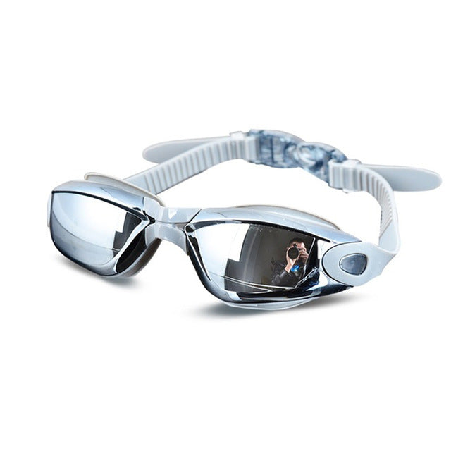 Professional Silicone Swimming Goggles Anti-fog Electroplating UV Swimming Glasses for Men Women Diving Water Sports Eyewear