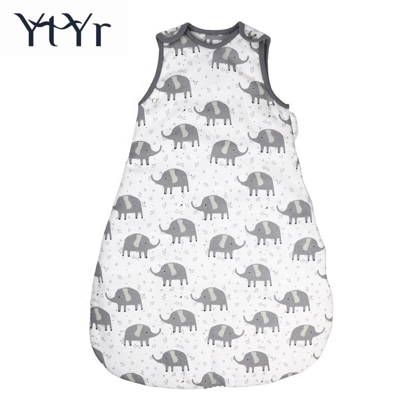 YTYR 100% cotton jersey baby sleeping bag baby safe sleep sack for boy and girl