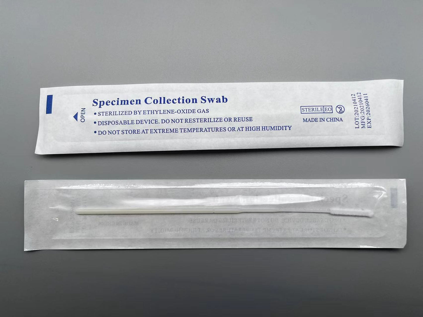 DWCHECK 100 Pack Nasopharyngeal Oropharyngeal Laboratory swab Flocked Nasal DNA Collect Swab