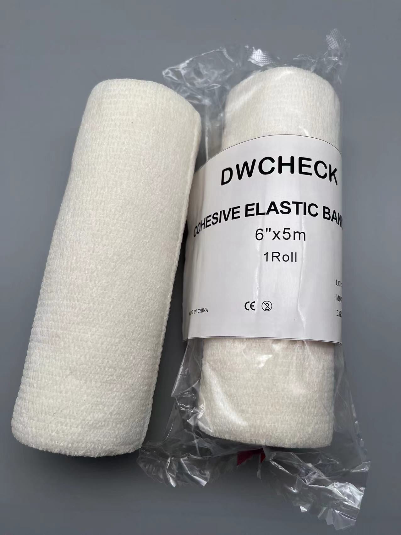 DWCHECK Medical Cotton Ply Stretch Bandage Roll Used for Wound Care