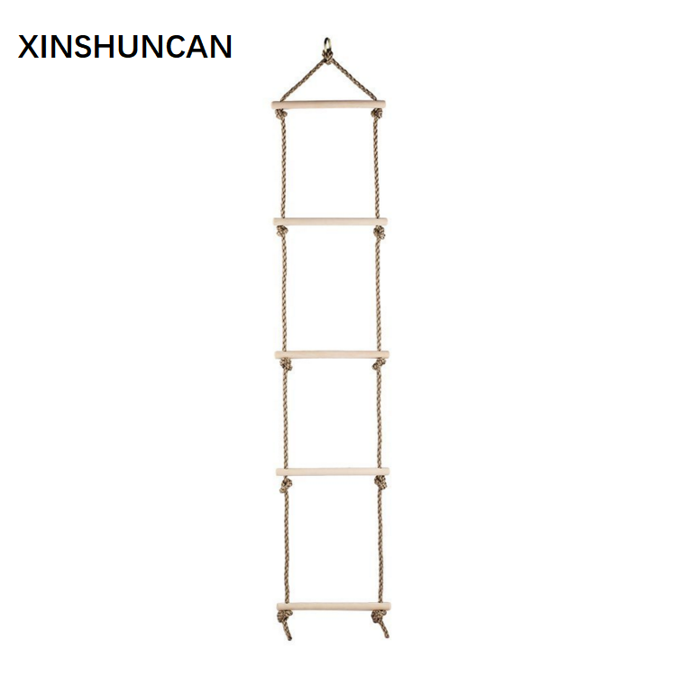 XINSHUNCAN Hot Selling Kids Backyard Folding Step Climbing Rope Ladder Climbing Ladder