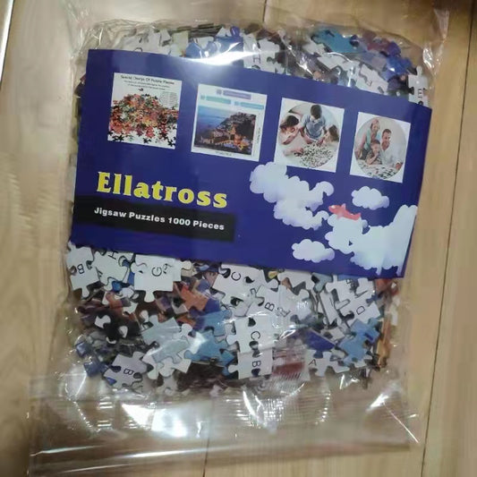 Ellatross Jigsaw Puzzles 1000 Piece for Adults Teens and Adults - Aegean Sea -1000 Piece Puzzle Kids Challenge Puzzle Educational Game Toys Gift