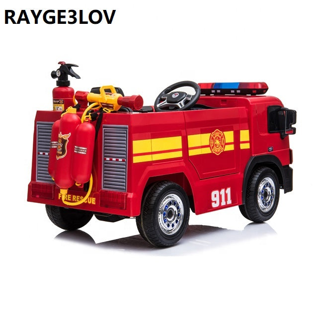 RAYGE3LOV Fire fighting truck toy cars with lights and sound for children