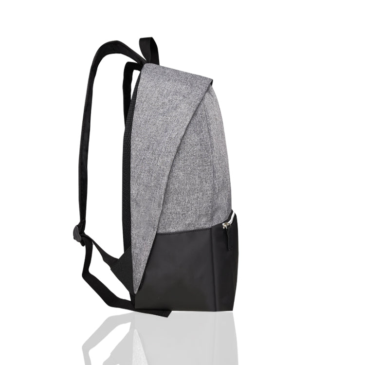 FALCON&COLOR Fashion polyester gray laptop travel gym high college school backpack teenager