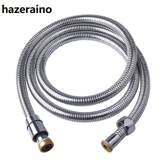 hazeraino bathroom durable stainless steel extensible flexible shower tube hose